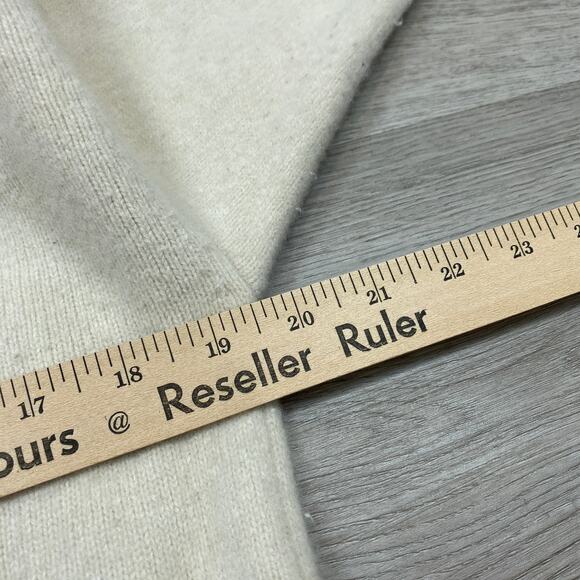 Joseph High Neck Soft Merino Wool Seam Turtleneck Sweater Women's M - Picture 5 of 10